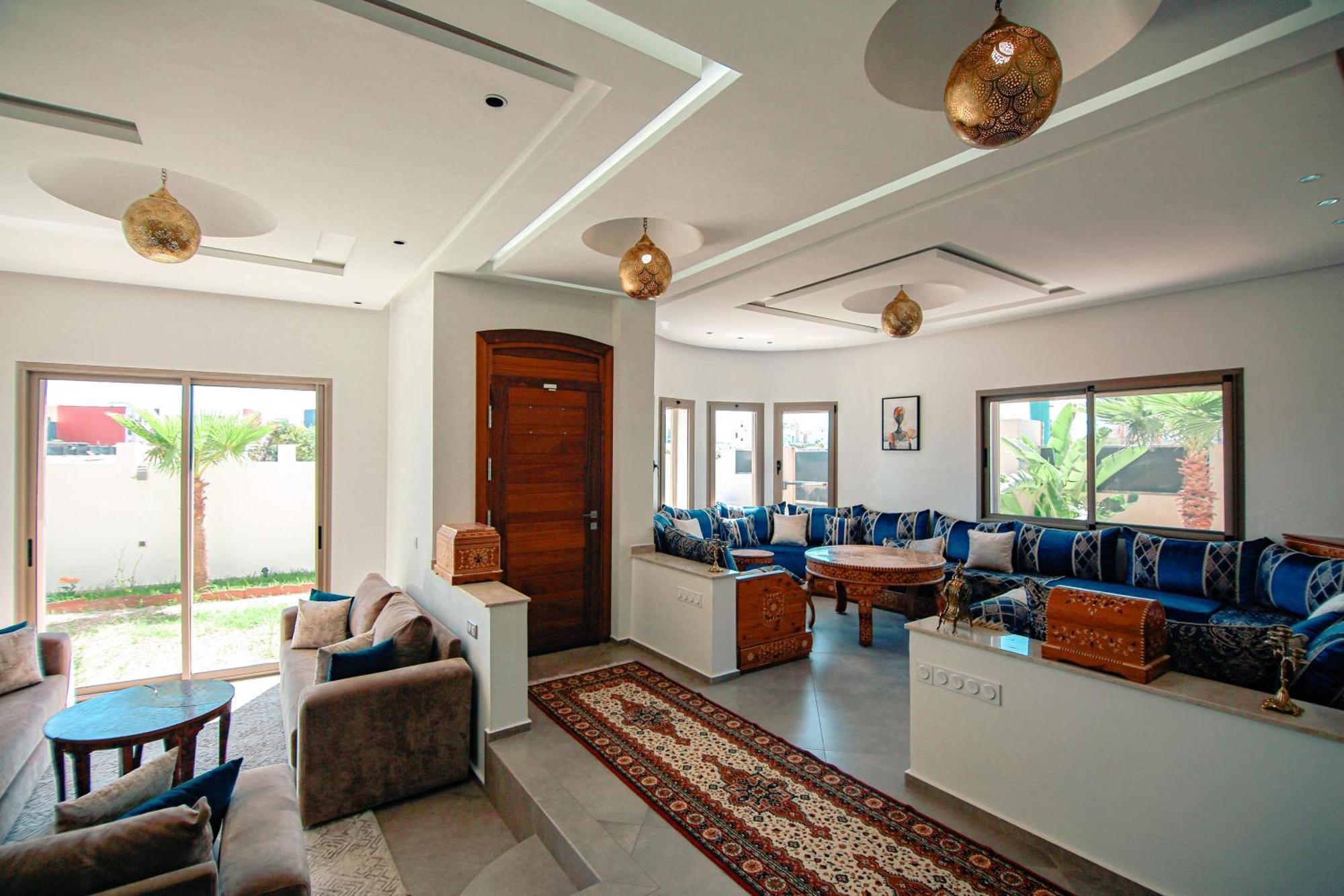 Villa Moderne A 5 Min De La Plage Avec Jardin Et 3 Salons الصويرة المظهر الخارجي الصورة